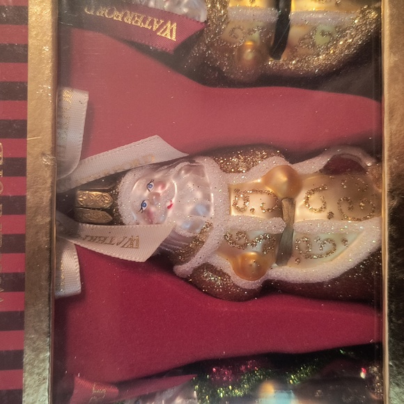 Waterford Santa Ornaments - Picture 3 of 10